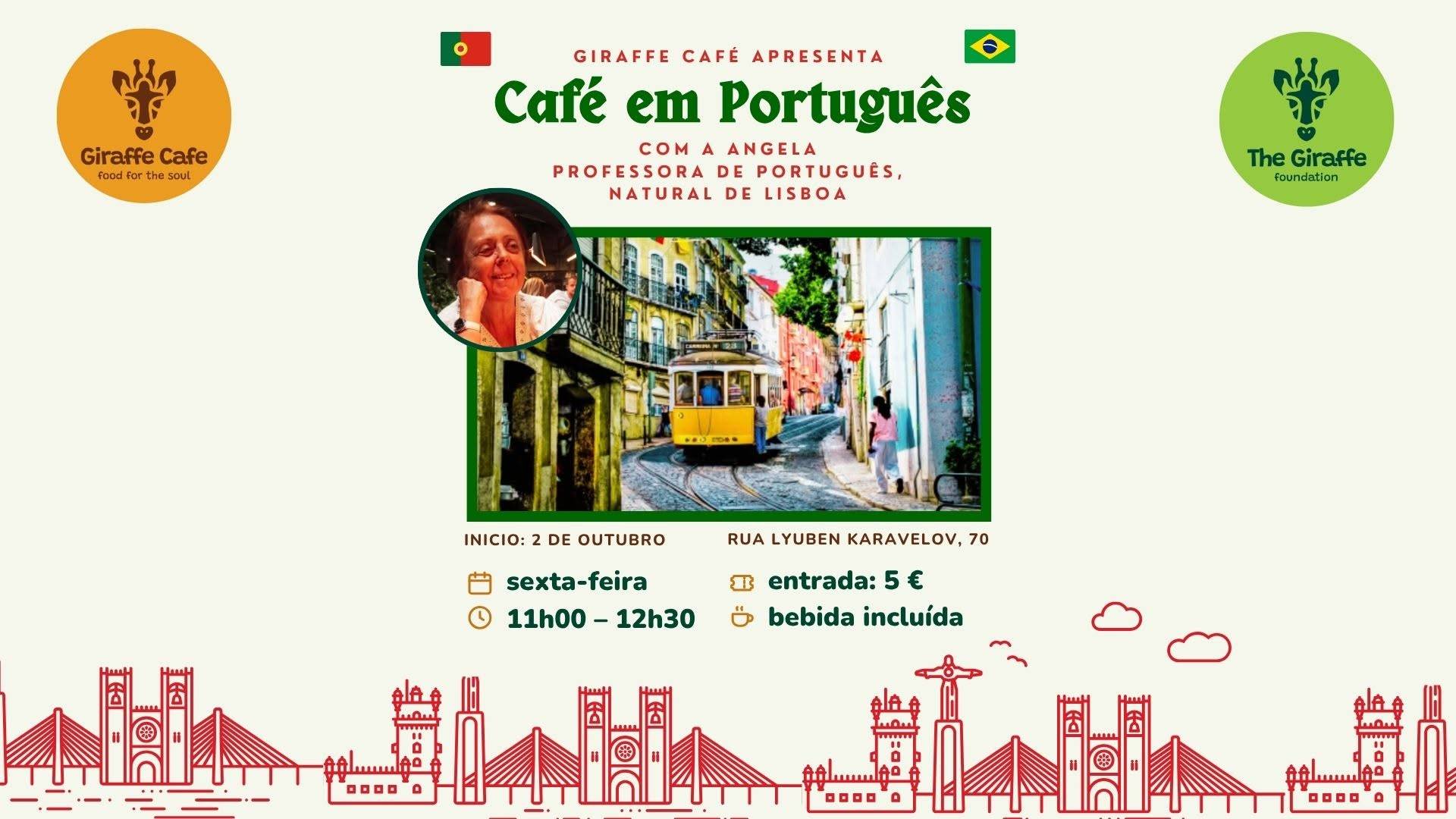 Café em Português с Ангела — петък, 11:00–12:30
